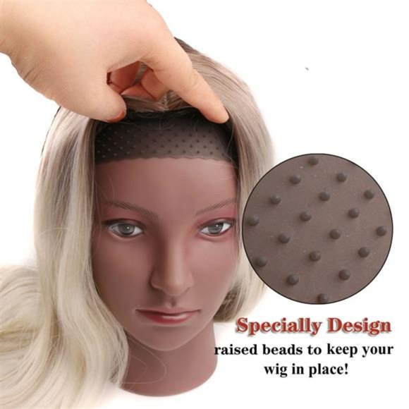 💥Non Slip Silicone Wig Grip Headband Transparent Wig Accessories 💥NWT - Picture 4 of 6